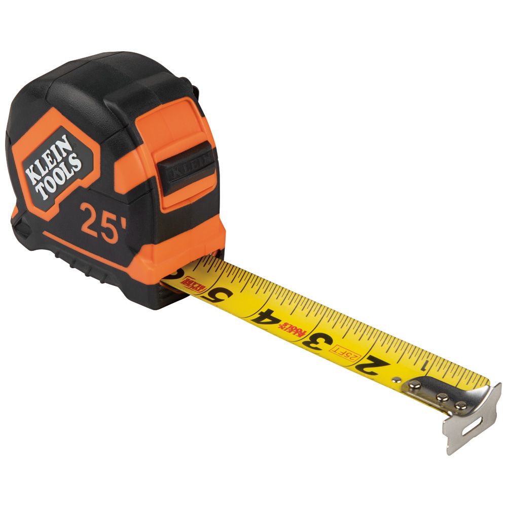 Klein Tools 9125 | Tape Measure, 25-Feet Single-Hook