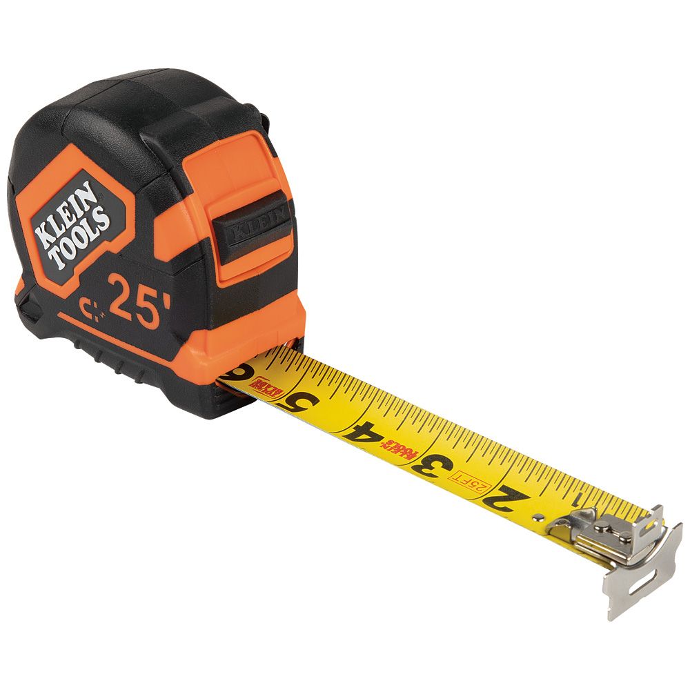 Klein Tools 9225 | Tape Measure, 25-Feet Magnetic Double-Hook