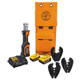 Klein Tools BAT207T4H | Battery-Operated Cut/Crimper, BG Die/D3 Groove/ACSR/EHS