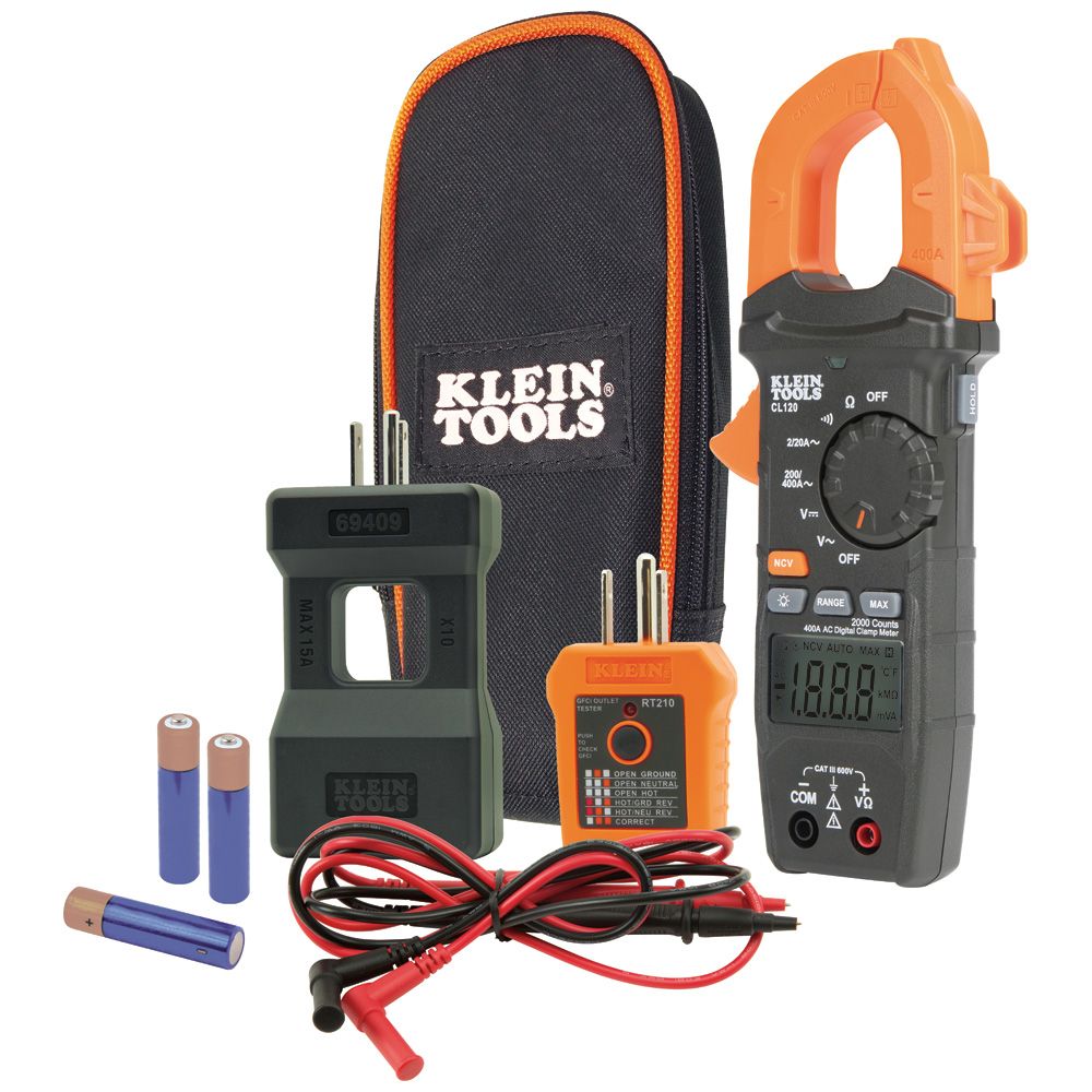 Klein Tools CL120KIT | Clamp Meter Electrical Test Kit