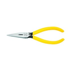 Klein Tools D203-6H2 | Pliers, Needle Nose Side-Cutters, Stripping, 6-Inch