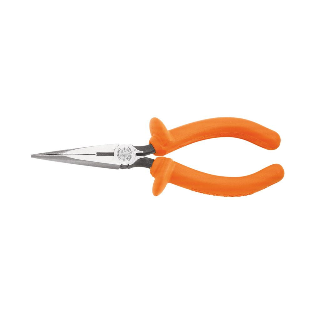 Klein Tools D203-7-INS | Pliers, Long Nose Side-Cutters, Insulated, 7-Inch