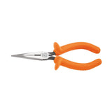 Klein Tools D203-7-INS | Pliers, Long Nose Side-Cutters, Insulated, 7-Inch