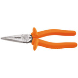 Klein Tools D203-8-INS | Long Nose Pliers, Insulated, 8-Inch