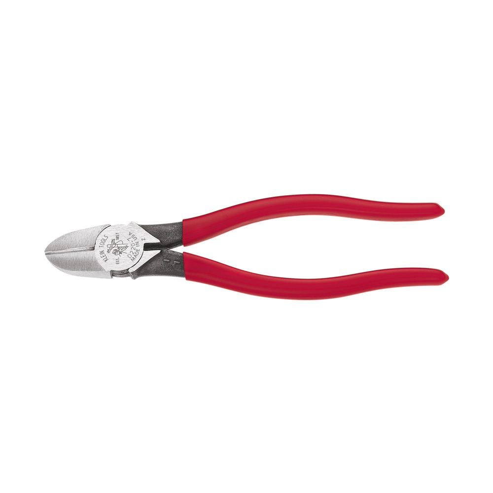 Klein Tools D220-7 | Diagonal Cutting Pliers, Heavy-Duty, Tapered Nose, 7-Inch