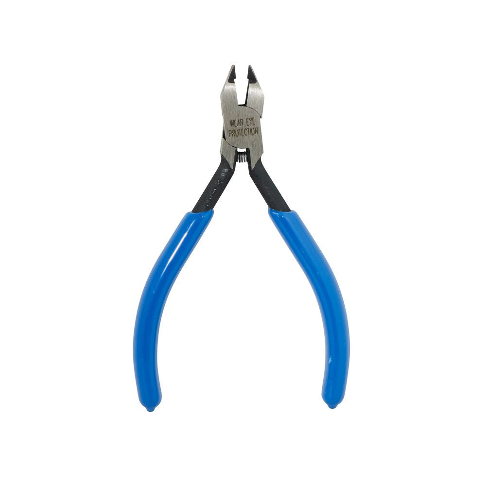 Klein Tools D230-4C | Diagonal Cutting Pliers, Electronics Nickel Ribbon Wire Cutter, 4-Inch