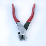 Klein Tools D248-8 | Diagonal Cutting Pliers, Angled Head, Short Jaw, 8-Inch