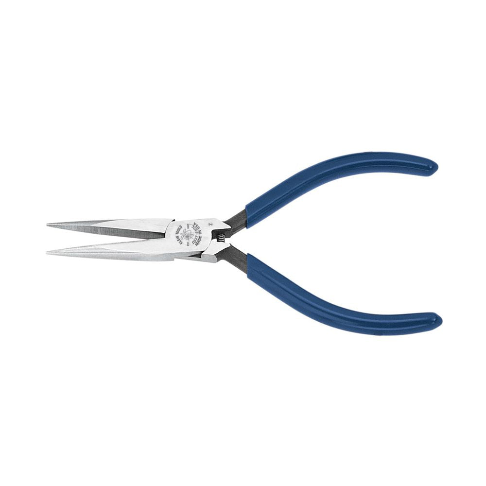 Klein Tools D327-51/2C | Pliers, Needle Nose Pliers, Slim, 1/16-Inch Point Diameter, 5-Inch