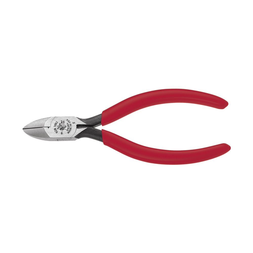 Klein Tools D528V | Diagonal Cutting Pliers, Bell System, W and V Notches, 5-Inch