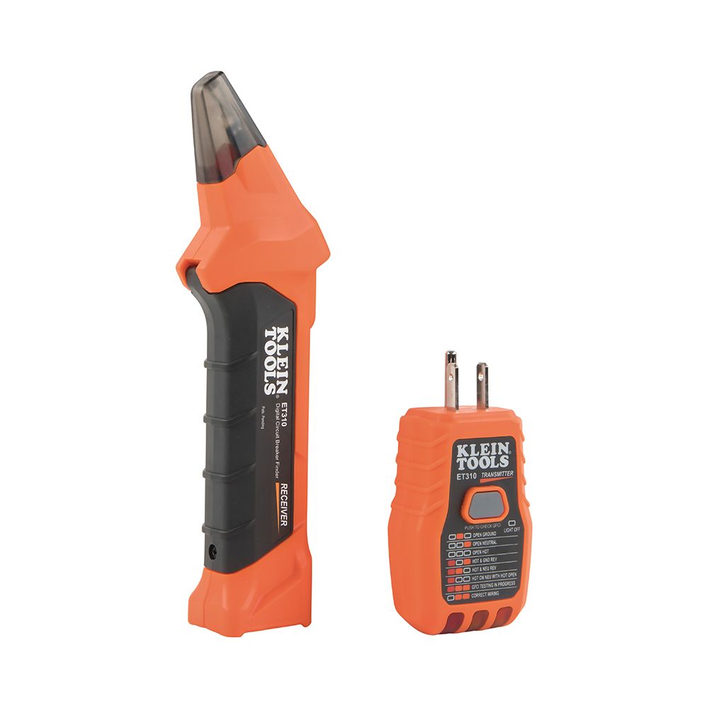 Klein Tools ET310 | Digital Circuit Breaker Finder with GFCI Outlet Tester