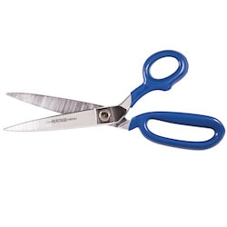 Klein Tools G210LRBLU | Bent Trimmer with Large Ring, Coated Handles, 10-Inch