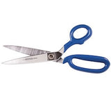 Klein Tools G210LRBLU | Bent Trimmer with Large Ring, Coated Handles, 10-Inch