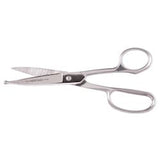 Klein Tools G758BP | Straight Stainless Trimmer with Ball Point, 8-Inch