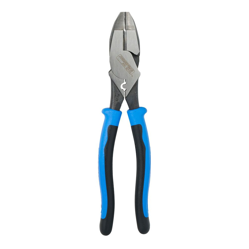 Klein Tools J2000-9NECRTP | Lineman's Pliers, Fish Tape Pull/Crimping, 9-Inch