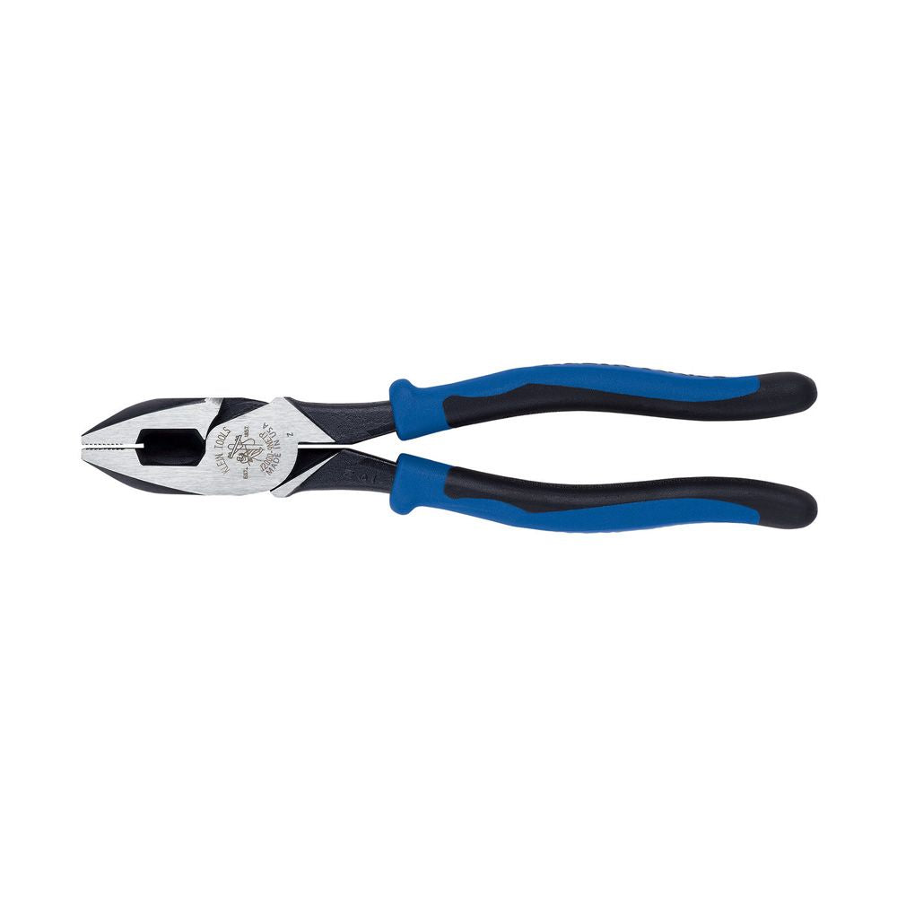 Klein Tools J2000-9NETP | Lineman's Pliers, Fish Tape Pulling, 9-Inch