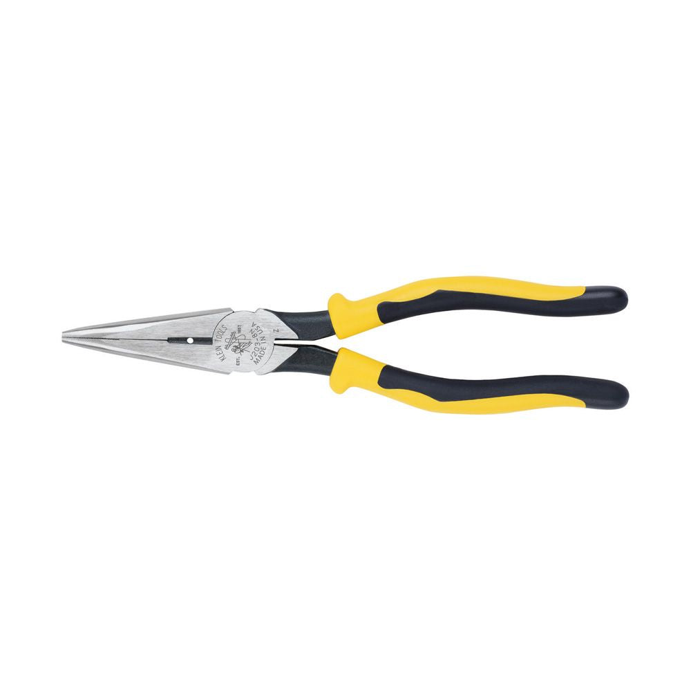 Klein Tools J203-8N | Pliers, Needle Nose Side-Cutters, Stripping, 8-Inch