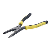Klein Tools J206-8C | Pliers, All-Purpose Needle Nose, Spring Loaded, Cuts, Strips, 8.5-Inch