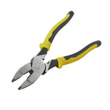 Klein Tools J213-9NECR | Journeyman Pliers Connector Crimp Side Cut 9-Inch
