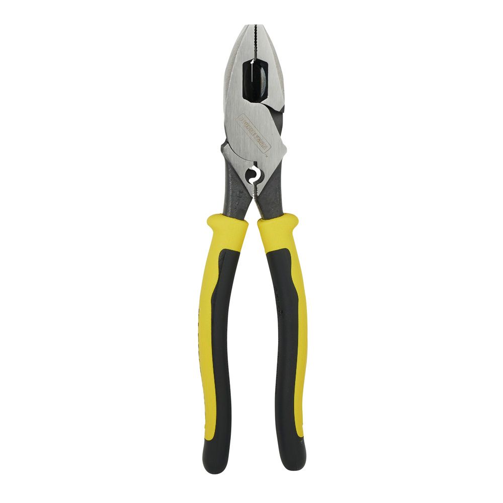 Klein Tools J213-9NECR | Journeyman Pliers Connector Crimp Side Cut 9-Inch