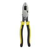 Klein Tools J213-9NECR | Journeyman Pliers Connector Crimp Side Cut 9-Inch