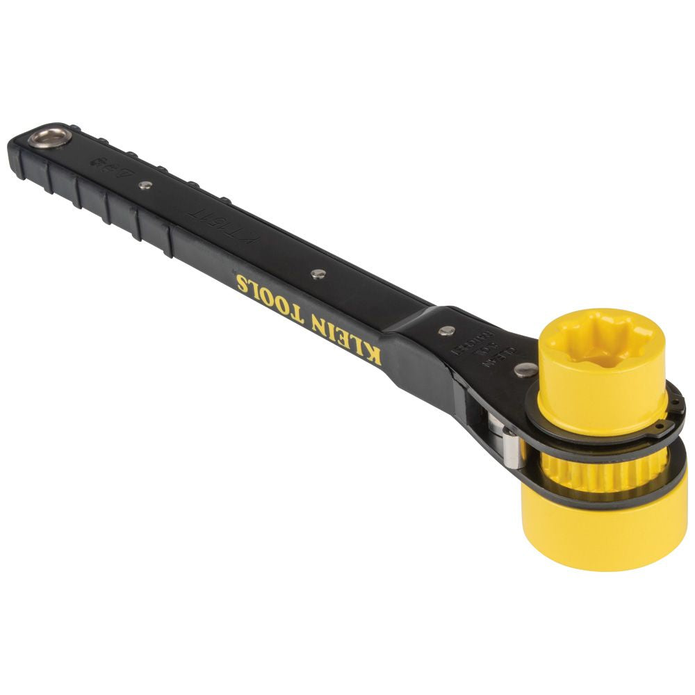 Klein Tools KT151T | 4-in-1 Lineman's Ratcheting Wrench