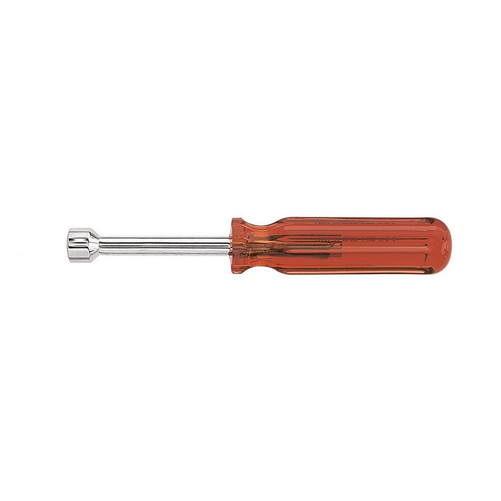 Klein Tools S14 | 7/16-Inch Nut Driver, 3-Inch Hollow Shaft
