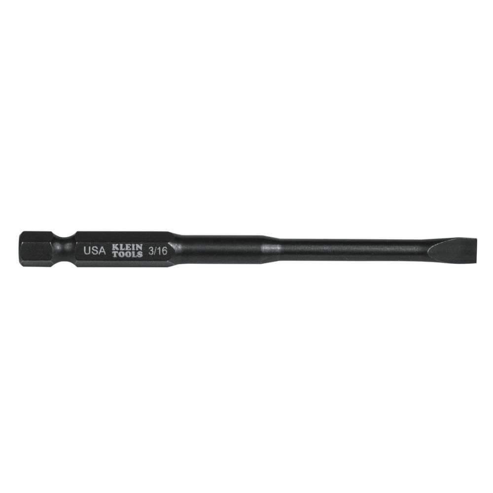 Klein Tools SL316355 | 3/16-Inch Slotted Drivers, 3-1/2-Inch Bit, 5-Pack