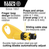 Klein Tools VDV011-832 | VDV ProTech Coaxial Kit