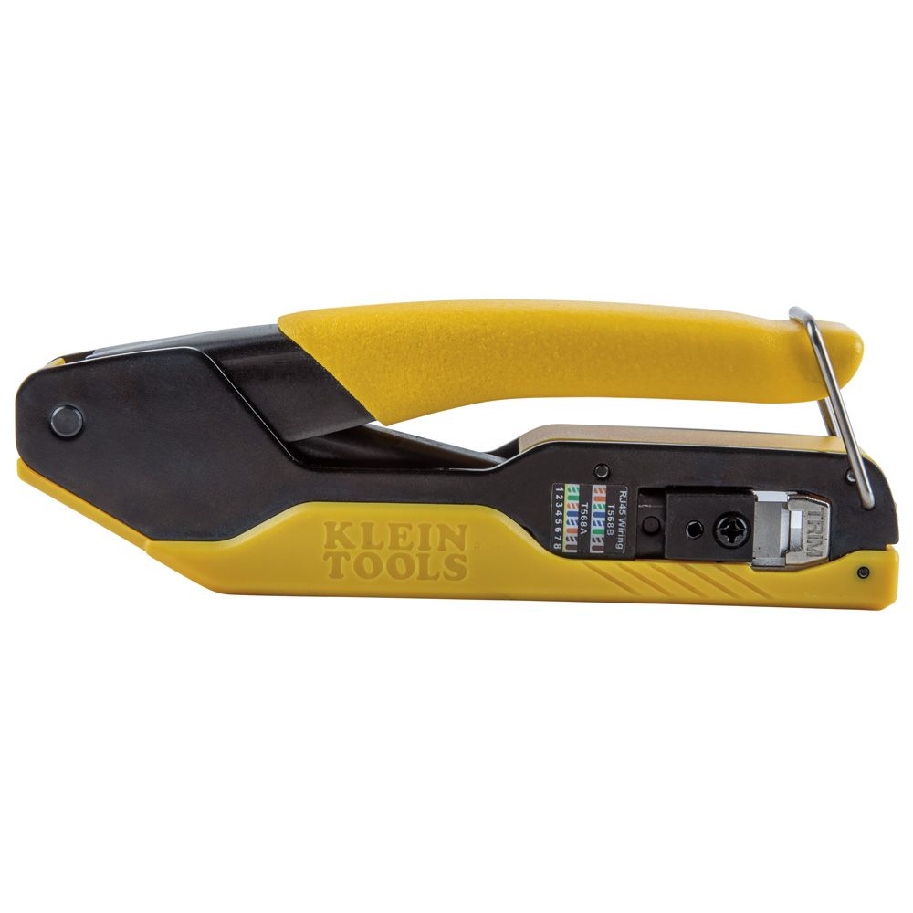 Klein Tools VDV226-005 | Data Cable Crimping Tool for Pass-Thru, Compact