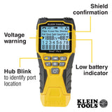 Klein Tools VDV501-851 | Cable Tester Kit with Scout Pro 3 Tester, Remotes, Adapter, Battery