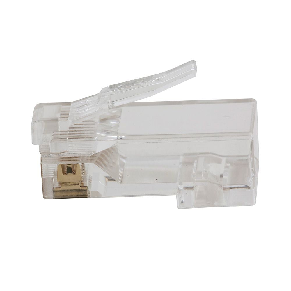 Klein Tools VDV826-728 | Pass-Thru Modular Data Plugs, RJ45-CAT5E, 10-Pack