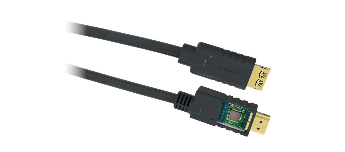 Kramer 97-0142050 | High Speed HDMI Cable, Black, Male HDMI to Male HDMI, Length 50 feet