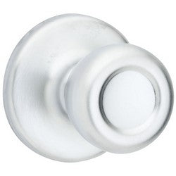 Kwikset 200T 26D SCAL SCS | Door Knob, Tylo, Square Corner Strike/Adjustable Latch, Satin Chrome, For Passage/Hall/Closet
