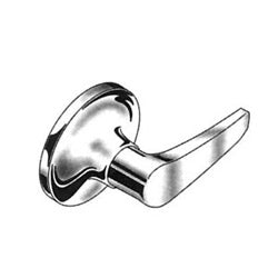 Kwikset 405DL 26D 6AL RCS | Delta Keyed Entry Lever – Satin Chrome with 6?Way Adjustable Latch & Round Corner Strike