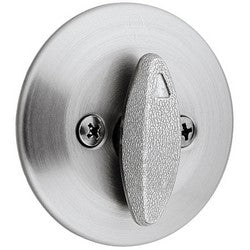 Kwikset 663 26D 2-3/8 RCL RCS/5303 | Door Deadbolt, Square Corner Strike, Thumbturn 1-Side, Satin Chrome