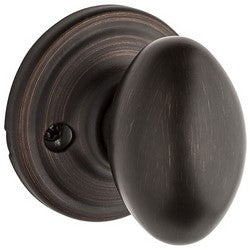 Kwikset 788L 11P | Door Knob, Laurel, Half Dummy Trim/Surface Mount, 2-5/8" Diameter x 2-7/16" Depth, Venetian Bronze