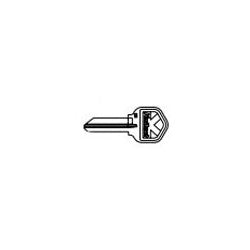 Kwikset 81063-009 | Door Lock Blank Key, K Bow, 5-Pin, Nickel Plated