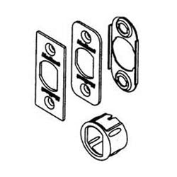 Kwikset 81844 3 | Door Lock Deadlatch Service Kit, 6-Way, Polished Brass