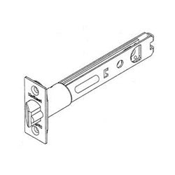 Kwikset 83014 3 | Door Lock Deadlatch, 5" Backset, Square Corner, Polished Brass