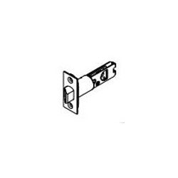 Kwikset 84290 3 | Door Lock Plainlatch, 2-3/4" Backset, Square Corner, Polished Brass