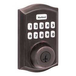 Kwikset 98930-002 | Home Connect 62 Keypad Connected Smart Lock with Z-Wave Technology Featuring SmartKey Security in Venetian Bronze