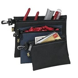 L. H. Dottie 1100 | 3 Multi-Purpose ClIP On Zippered Bags