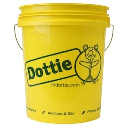 L. H. Dottie D5P | 5-Gallon Contractor Grade Utility Pail Constructed of High-Density