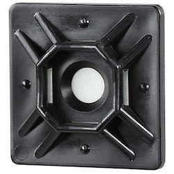 L. H. Dottie DT100SB | 1'' X 1'' UV Black Cable Tie Mounting Base