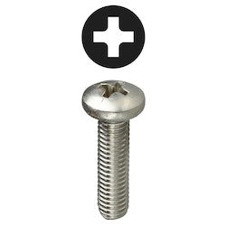 L. H. Dottie PMS63238 | 6-32 X 3/8 Philips Pan Head Machine Screw Stainless Steel