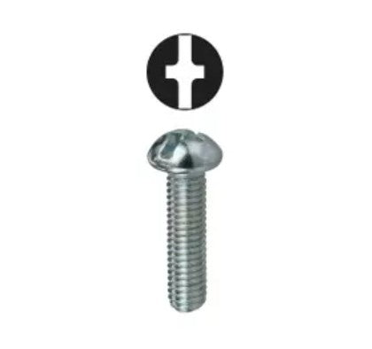 L. H. Dottie RMCT6322 | 6-32 x 2'' Phillips/Slotted Round Head Machine Screw (Tuff Pack)