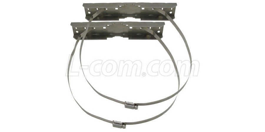 L-com HGX-PMT30 | Stainless Steel Pole Mounting Kit for 9–11 in. Diameter Poles