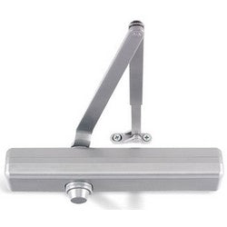 LCN Closers 1461 EDA 689 | Door Closer, Medium Duty, 1-6 Adjustable Spring, Cast Iron, Aluminum, Extra Duty Arm, Slim Line Plastic Cover
