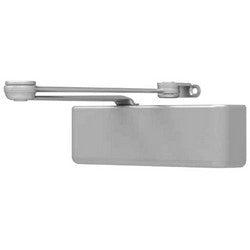 LCN Closers 4511 EDA AVB US26D LH | Door Closer, Heavy Duty, Smoothee, Left Hand, 1-5 Adjustable Spring, Extra Duty Arm, Cast Iron, Satin Chrome Plated, Advanced Variable Backcheck