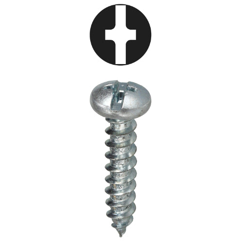 L. H. Dottie 2WS12112 | 12 x 1-1/2'' Phillips/Slotted Pan Head Sheet Metal Screw